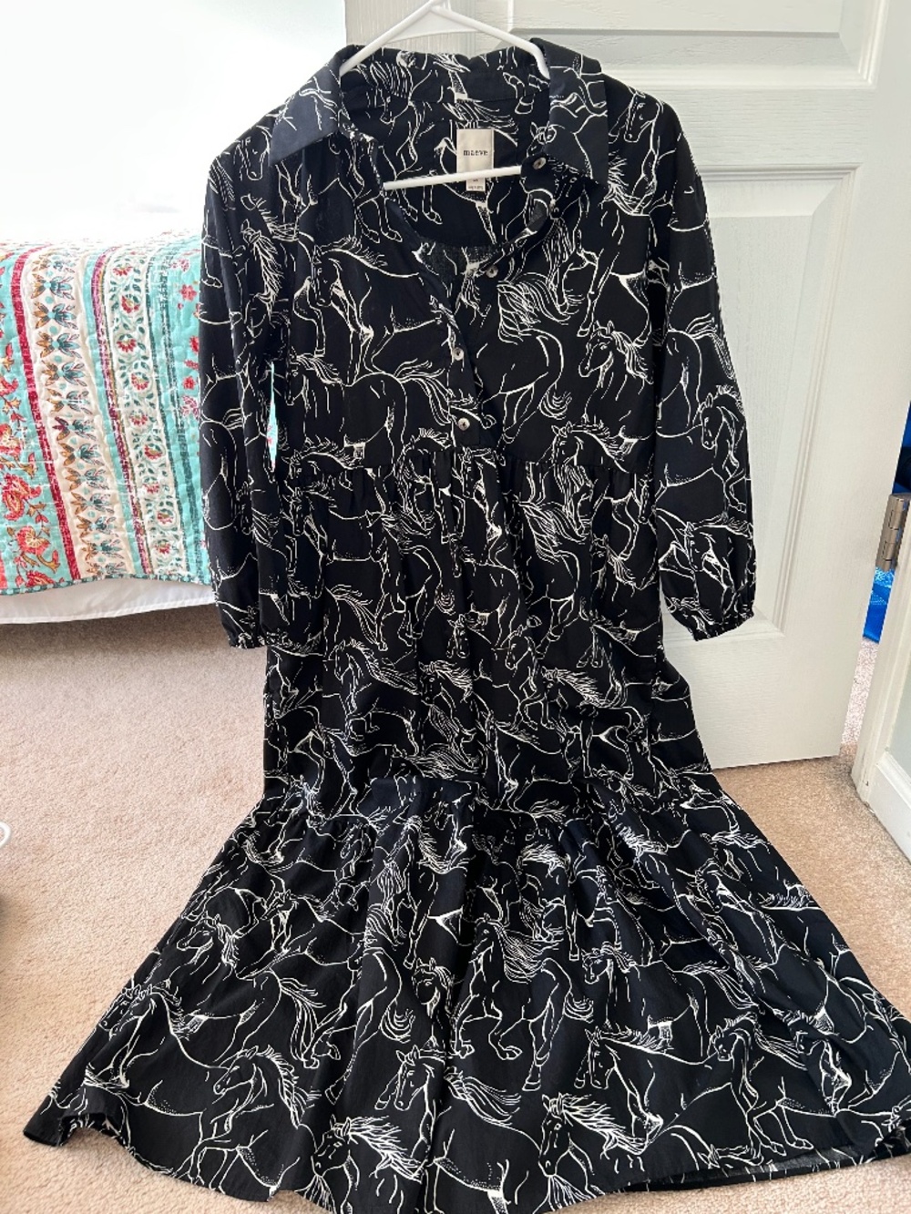 Anthropologie Maeve Bettina XS Horses